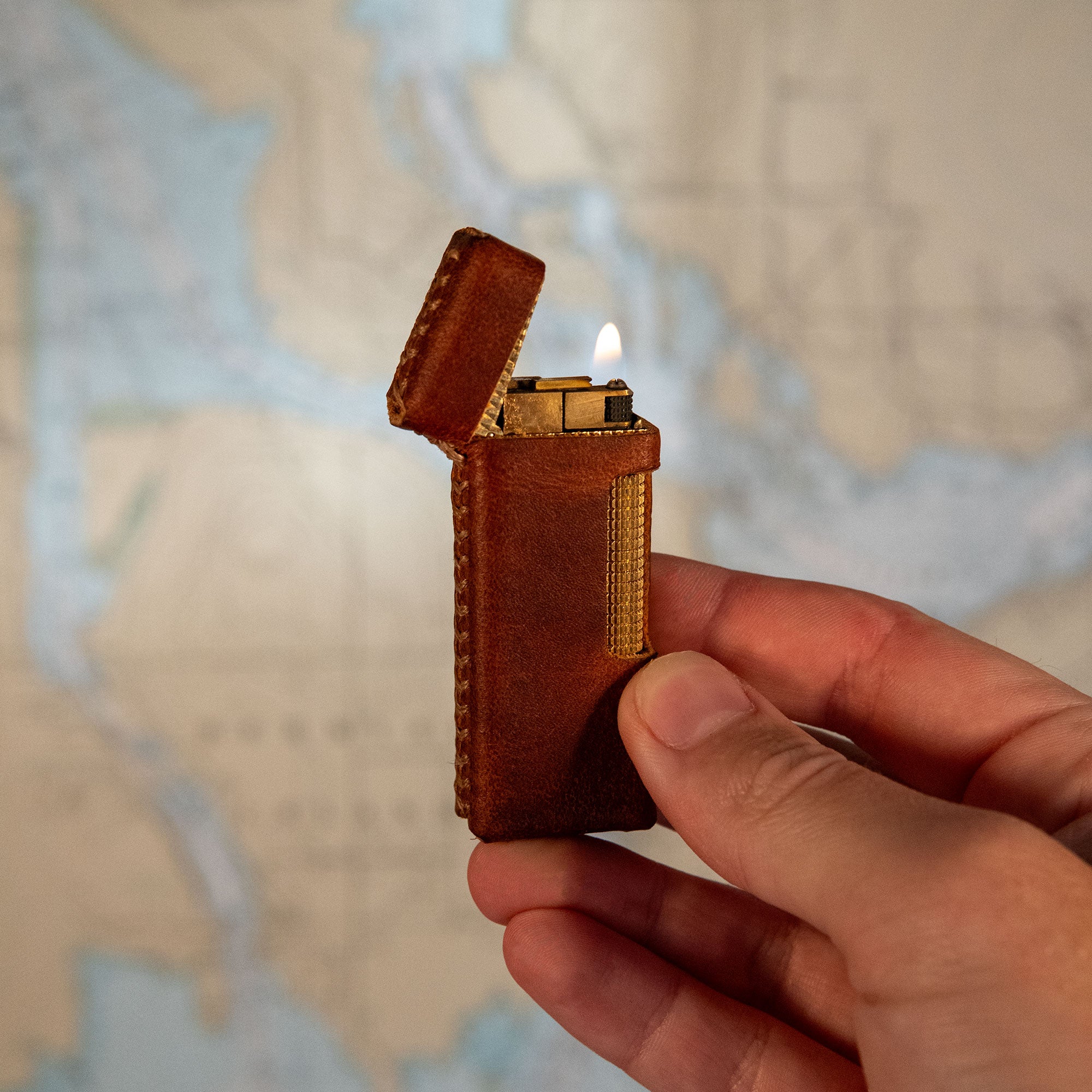 Dunhill Rollagas Leather Lighter Case